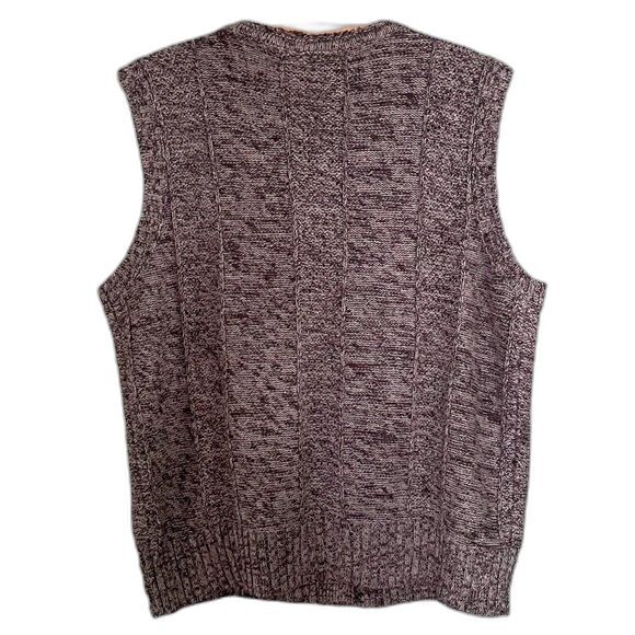 North Crest Button Front Lightweight Sweater Vest Heather Charcoal Size Large - Picture 2 of 7